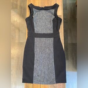 BCX women’s dress, sleeveless, size 5 black/gray